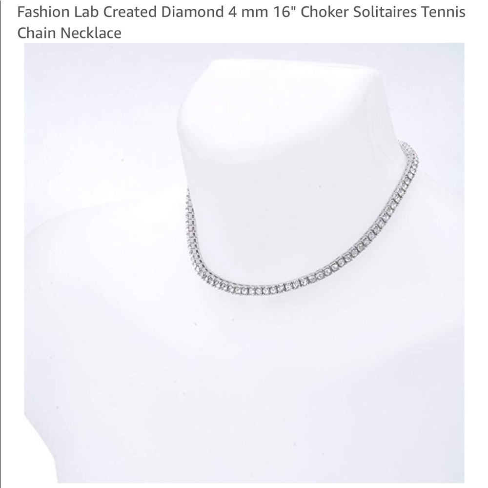 4 mm “16 in choker Tennis Chain